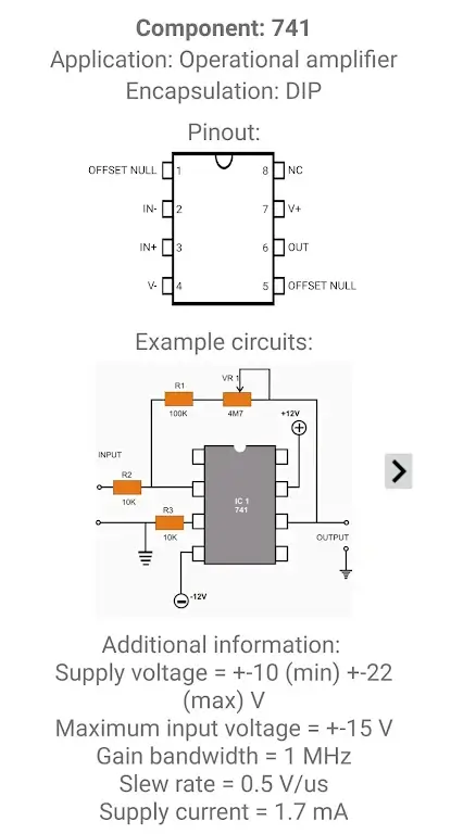 Electronic Component Pinouts-screenshot-6